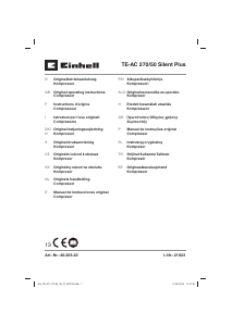 Kasutusjuhend Einhell TE-AC 270/50 Silent Plus Kompressor