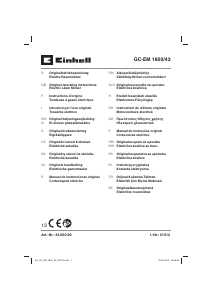 Manual Einhell GC-EM 1800/43 Lawn Mower