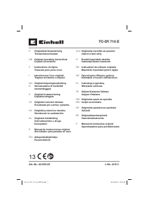 Manual Einhell TC-DY 710 E Aparafusadora