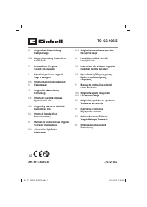 Brugsanvisning Einhell TC-SS 406 E Dekupørsav