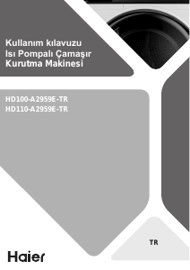 Kullanım kılavuzu Haier HD100-A2959E-TR Kurutma makinesi