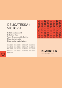 Manual de uso Klarstein 10045603 Placa