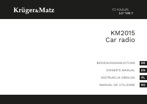 Handleiding Krüger and Matz KM2015 Autoradio