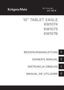 Manual Krüger and Matz KM1074 Tabletă