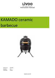 Manual Livoo DOC283C Kamado Barbecue