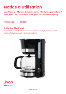 Bedienungsanleitung Livoo DOD201N Kaffeemaschine