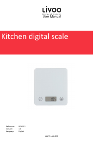 Manual Livoo DOM351RC Kitchen Scale