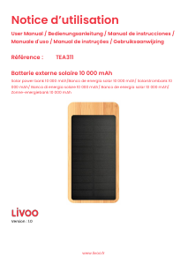Manuale Livoo TEA311 Caricatore portatile