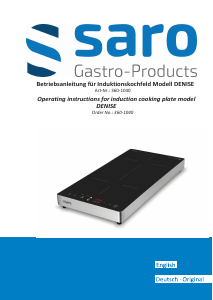 Manual Saro 360-1040 Denise Hob