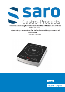 Bedienungsanleitung Saro 360-1035 Josephine Kochfeld