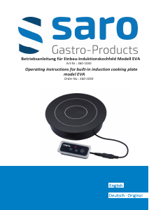 Bedienungsanleitung Saro 360-1050 Eva Kochfeld