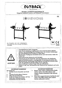 Bedienungsanleitung Sonnenkönig CONNAISSEUR Barbecue