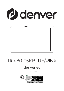 Bedienungsanleitung Denver TIO-80105K Tablet