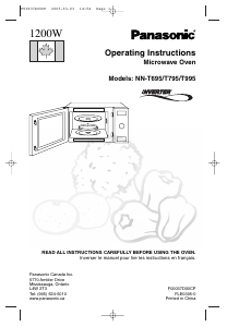 Mode d’emploi Panasonic NN-T795 Micro-onde