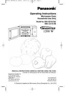 Handleiding Panasonic NN-SD767W Magnetron