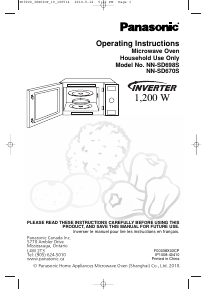 Handleiding Panasonic NN-SD698S Magnetron