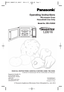 Handleiding Panasonic NN-SN968 Magnetron