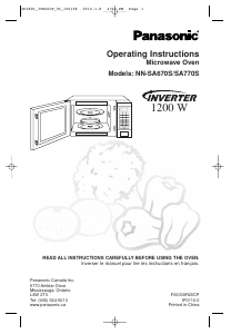 Handleiding Panasonic NN-SA770S Magnetron