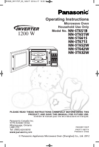 Handleiding Panasonic NN-ST642W Magnetron