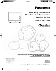 Manual Panasonic NN-CS896S Microwave