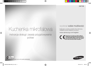 Instrukcja Samsung GW73B Kuchenka mikrofalowa
