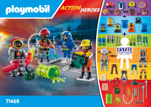Brugsanvisning Playmobil set 71468 Action Heroes My Figures Brandvæsen
