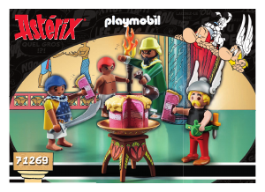 Bedienungsanleitung Playmobil set 71269 Asterix Asterix: Pyradonis vergiftete Torte