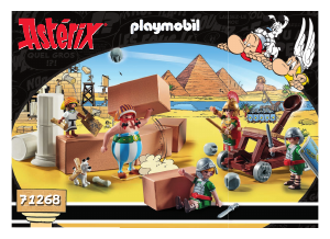 Εγχειρίδιο Playmobil set 71268 Asterix Asterix: Ο Νουμερομπίς και η κατασκευή του Παλατιού