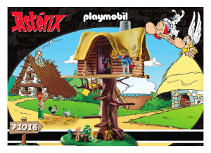 Bedienungsanleitung Playmobil set 71016 Asterix Asterix: Troubadix mit Baumhaus