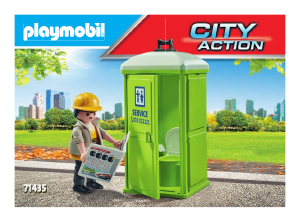 Bedienungsanleitung Playmobil set 71435 City Action Mobile Toilette