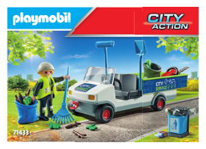 Bedienungsanleitung Playmobil set 71433 City Action Stadtreinigung mit E-Fahrzeug