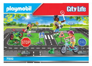 Brugsanvisning Playmobil set 71332 City Life Cykeltræning