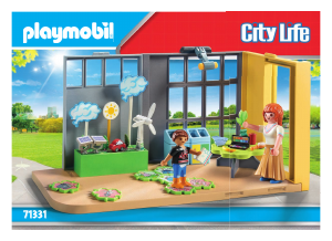Brugsanvisning Playmobil set 71331 City Life Klimatologi-lokale som tilbygning
