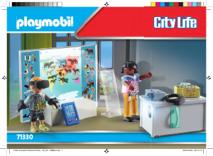 Bedienungsanleitung Playmobil set 71330 City Life Virtuelles Klassenzimmer