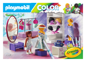 Εγχειρίδιο Playmobil set 71373 Color PLAYMOBIL Color: Βεστιάριο