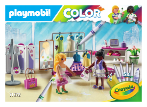 Mode d’emploi Playmobil set 71372 Color Boutique de Mode