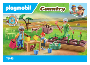 Manual de uso Playmobil set 71443 Country Huerto con abuelos