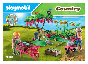 Manual de uso Playmobil set 71380 Country Starter Pack Huerto