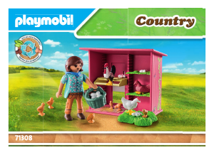 Manual de uso Playmobil set 71308 Country Gallinero