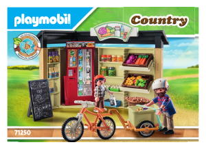 Manual de uso Playmobil set 71250 Country Tienda de Granja 24 horas