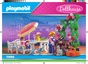 Használati útmutató Playmobil set 70896 Dollhouse Kerti terasz