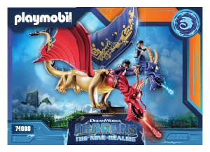 Brugsanvisning Playmobil set 71080 Dragons Dragons: The Nine Realms - Wu & Wei with Jun