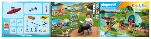 Használati útmutató Playmobil set 71425 Family Fun Sátorozás