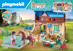 Brugsanvisning Playmobil set 71352 Horses of Waterfall Rideterapi og dyrlægepraksis