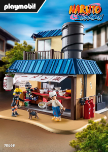 Manual Playmobil set 70668 Naruto Ichiraku ramenshop