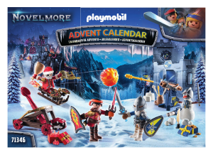 Manual de uso Playmobil set 71346 Novelmore Calendario de Adviento Novelmore - Batalla en la nieve