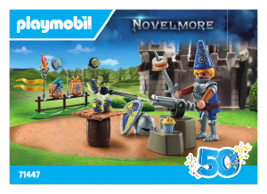 Manuale Playmobil set 71447 Novelmore Festa di compleanno del cavaliere