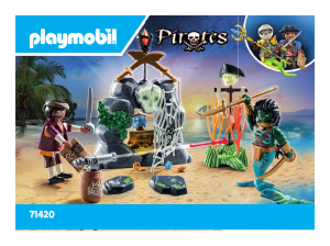 Instrukcja Playmobil set 71420 Pirates Poszukiwania skarbu