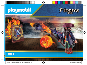 Playmobil 5622 Pirates – Canon Et Tour De Guet, Bateau, Jeu De Construction NEUF