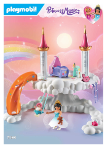 Bruksanvisning Playmobil set 71360 Princess Magic Himmelskt babymoln